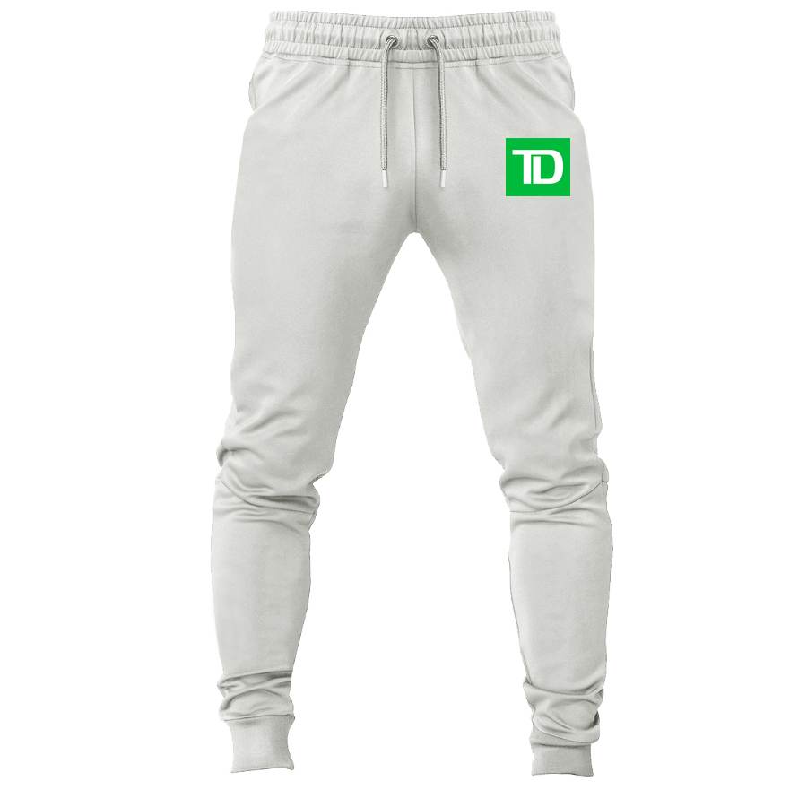 TD Bank joggers sweatpants - White