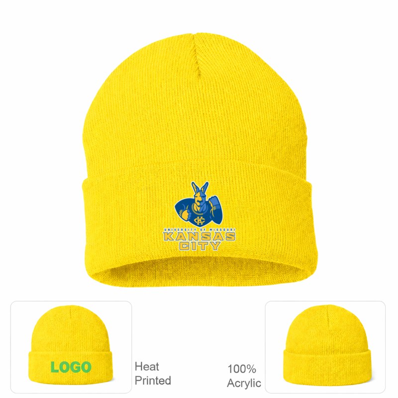 UMKC Kangaroos Yellow Beanie Hat