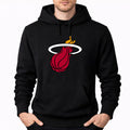 Men's Miami Heat Pullover Hoodie - Black