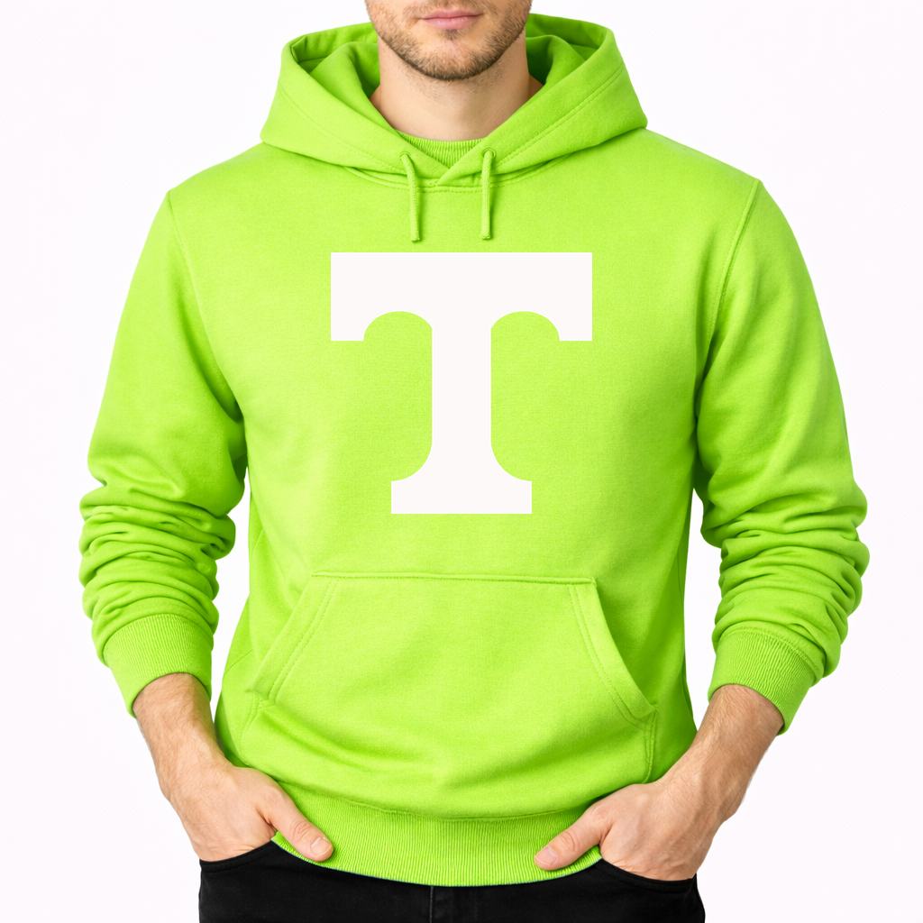 Men's Tennessee Volunteers 2 Pullover Hoodie - Lime green