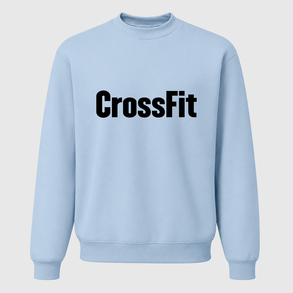 Men's CrossFit Crewneck Sweatshirt - Sky Blue