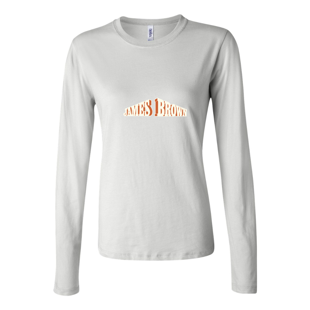 Women's James Brown Long Sleeve T-Shirt - White