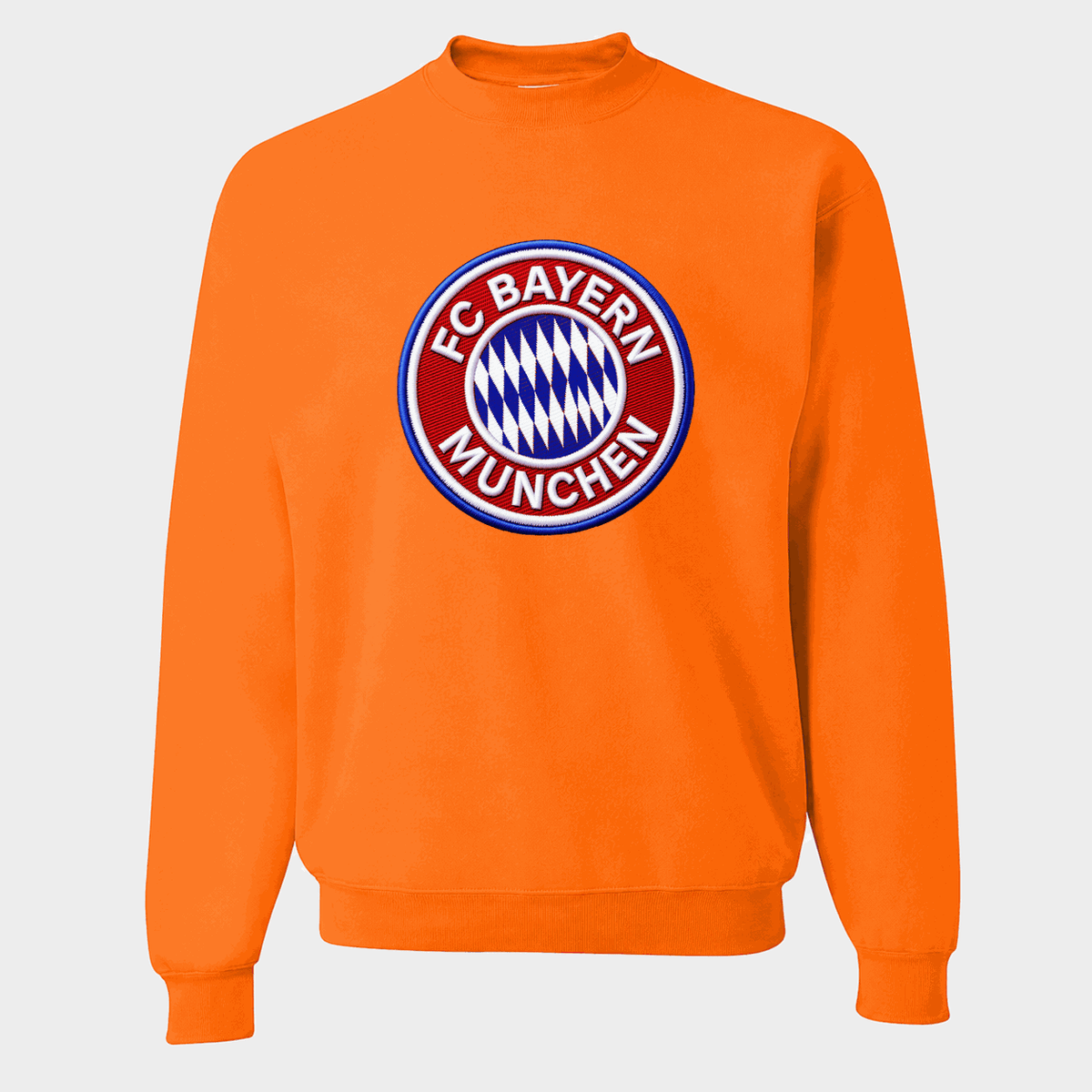 Men's FC Bayern Munich Soccer Crewneck Sweatshirt - Orange