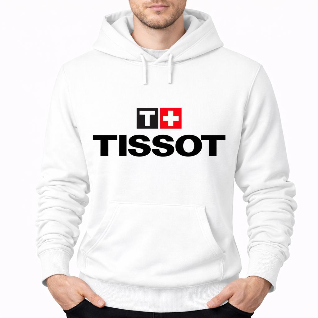Men's Tissot Pullover Hoodie - White