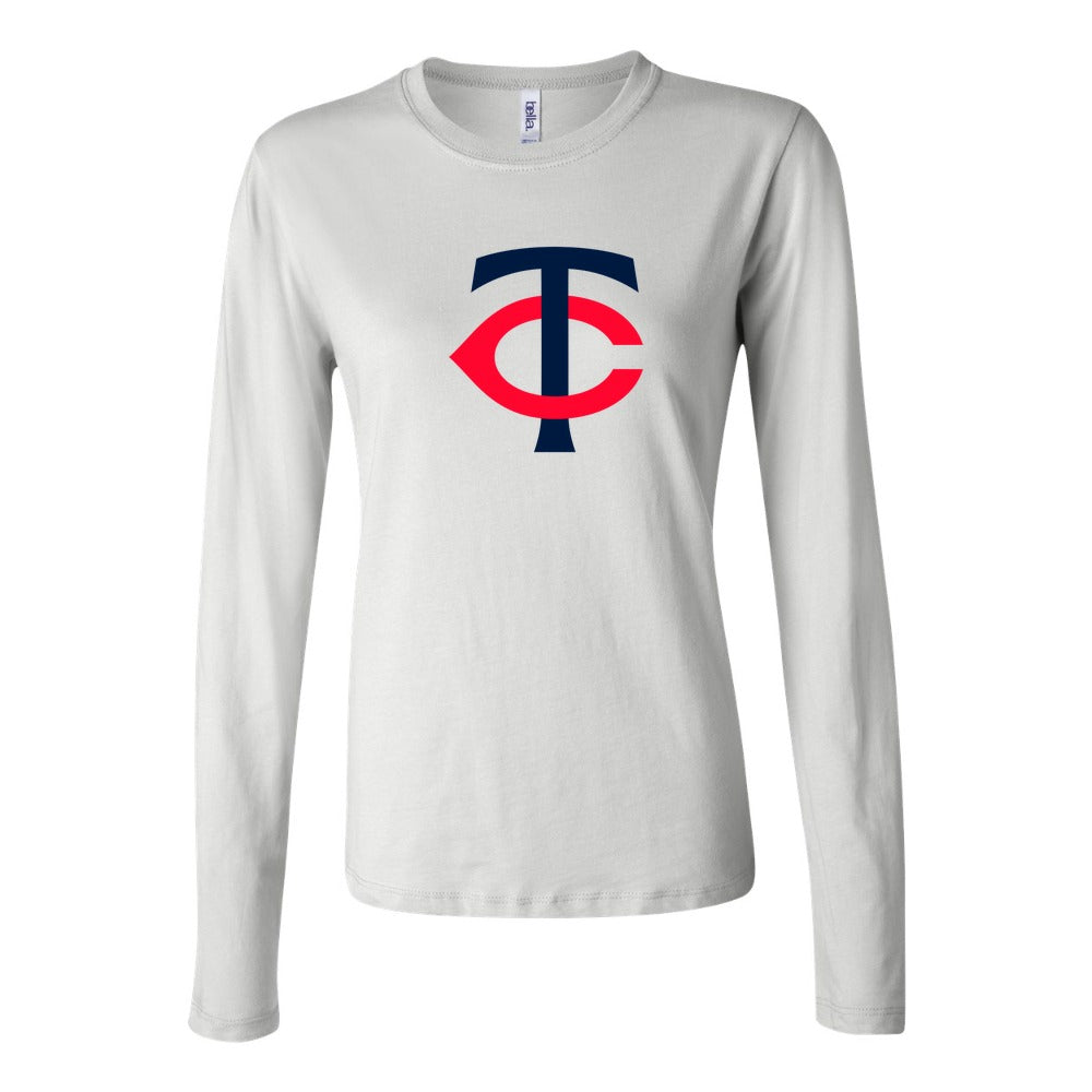 Women's Minnesota Twins Long Sleeve T-Shirt - White