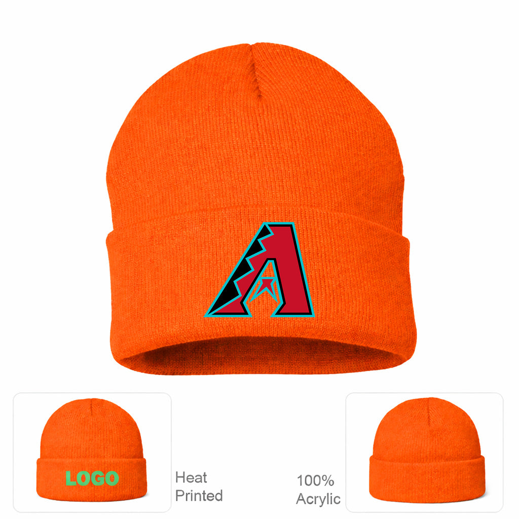 MLB Arizona Diamondbacks Beanie Hat - Orange