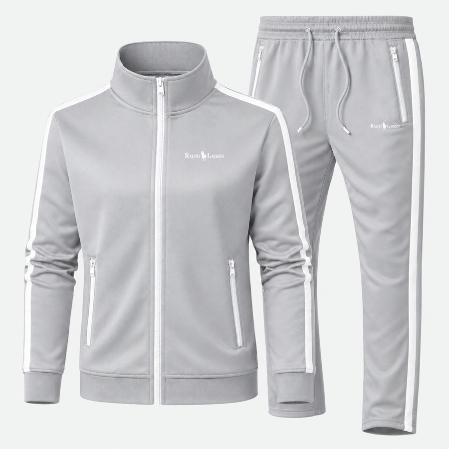 Polo Ralph Lauren white tracksuit in Gray