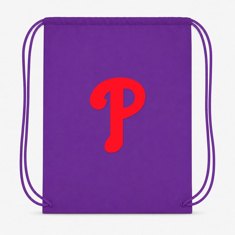 Philadelphia Phillies Drawstring Bag - Purple