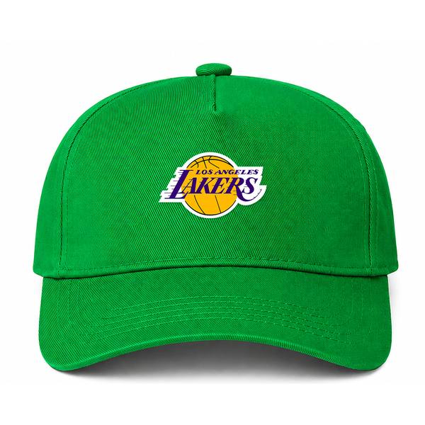 Los Angeles Lakers NBA Logo Green Dad Baseball Cap Hat