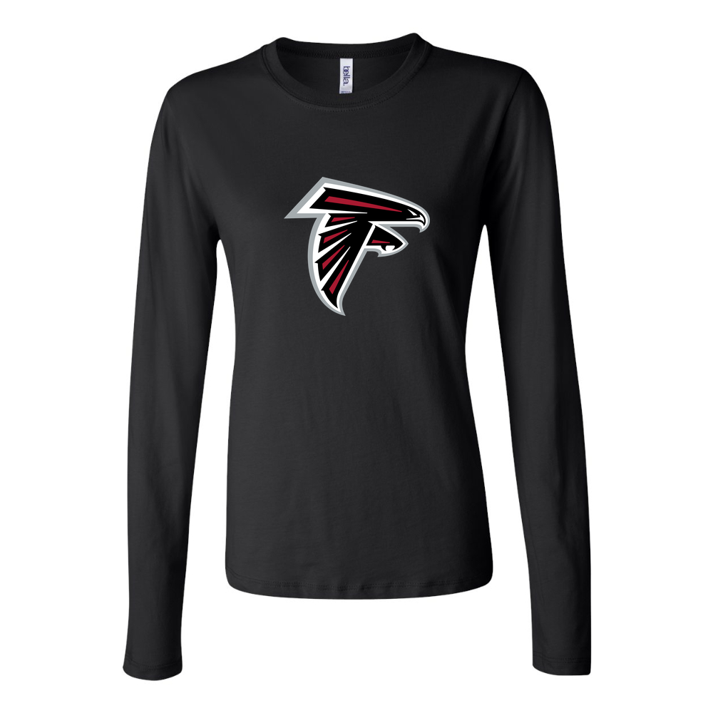 Women's Atlanta Falcons Long Sleeve T-Shirt - Black