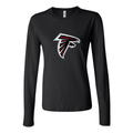 Women's Atlanta Falcons Long Sleeve T-Shirt - Black
