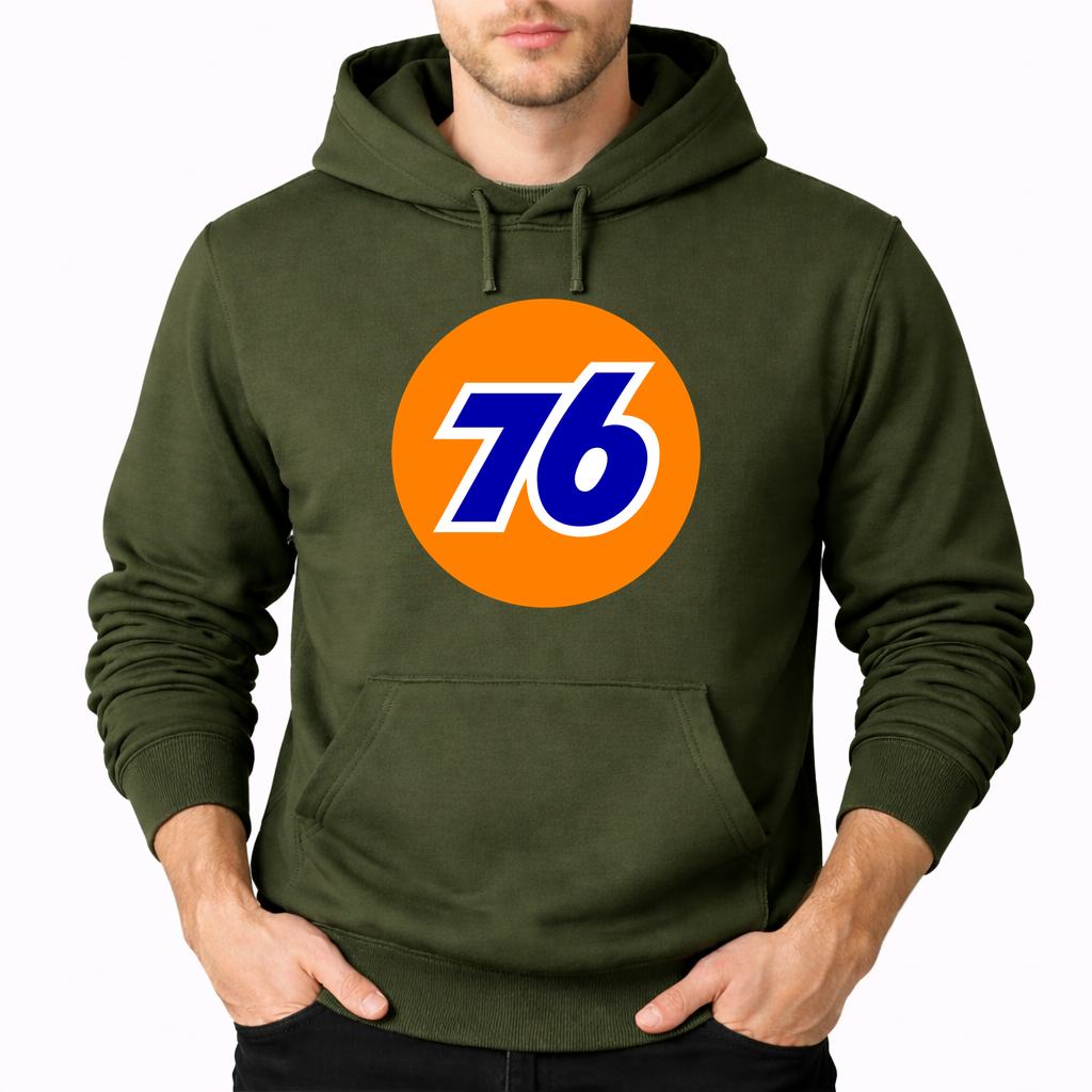 Men's 76 Pullover Hoodie - Army Green