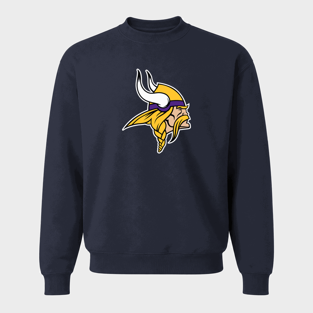 Men's Minnesota Vikings Crewneck Sweatshirt - Navy