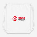 Haas F1 Team Drawstring Bag - White