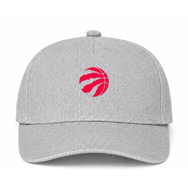 Toronto Raptors NBA Logo Gray Dad Baseball Cap Hat