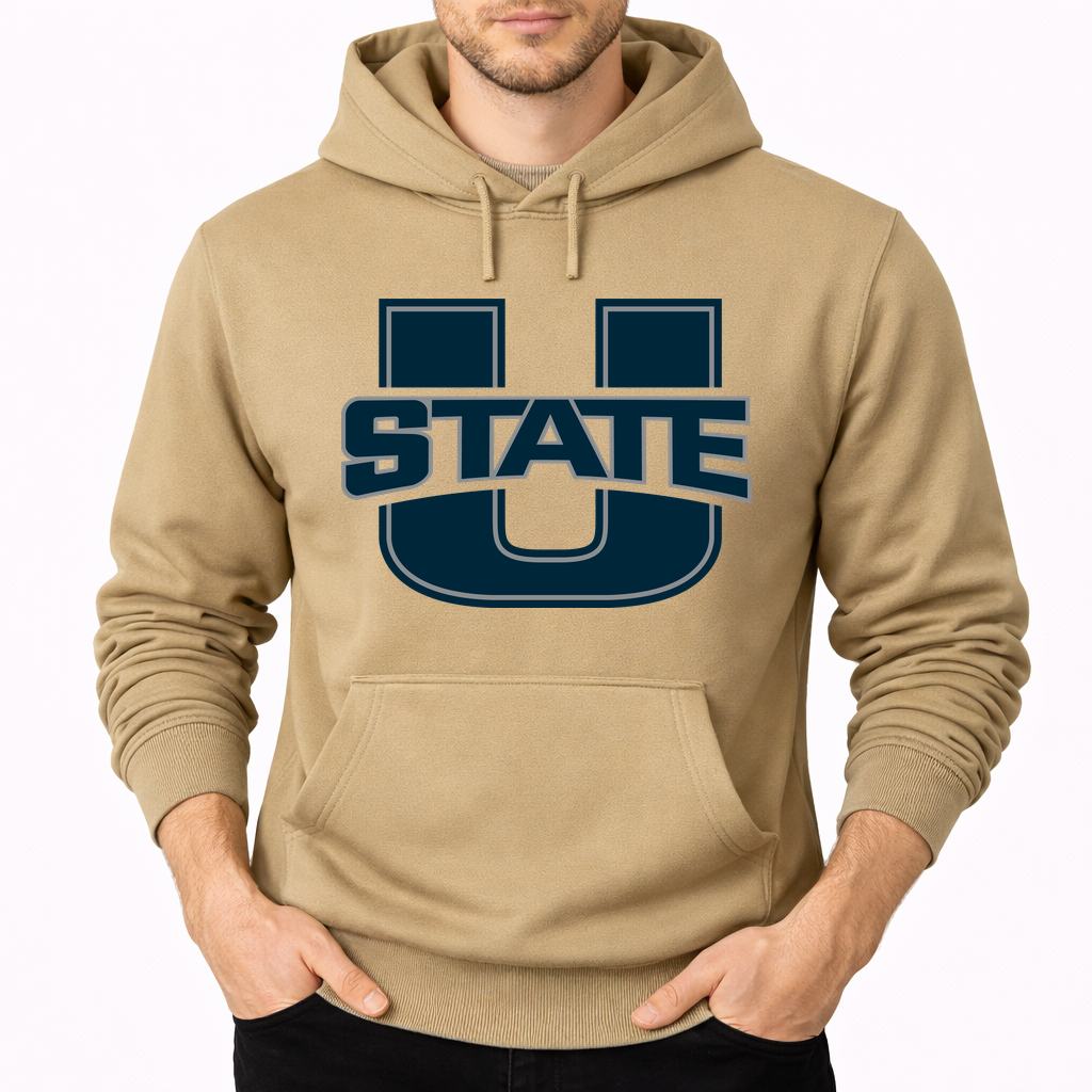 Men's Utah State Aggies Pullover Hoodie - Tan