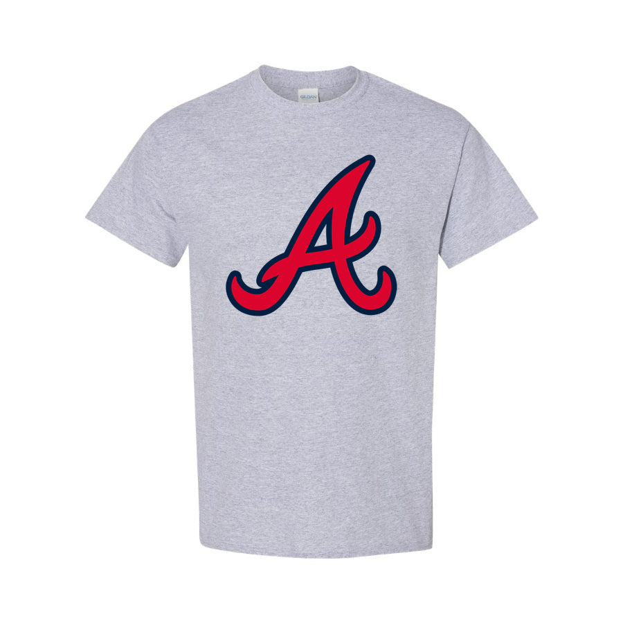 Men's Atlanta Braves Cotton T-Shirt - Gray