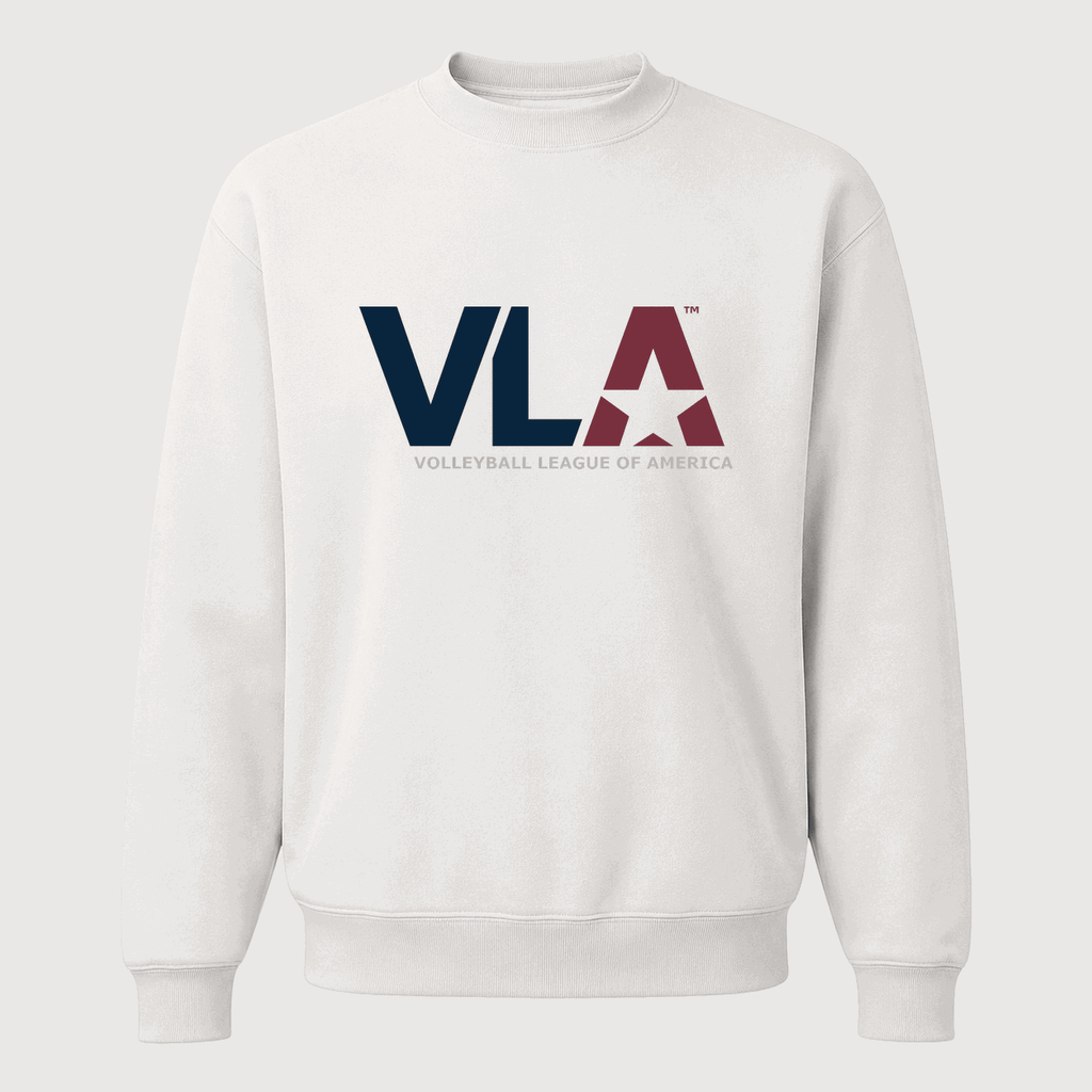 Men's American Volleyball League Crewneck Sweatshirt - White