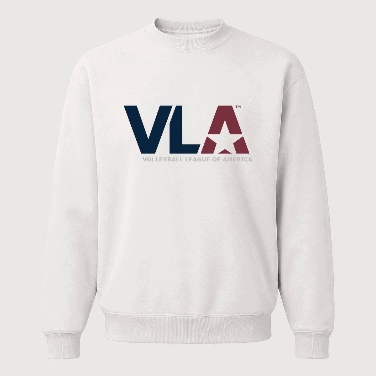 Men's American Volleyball League Crewneck Sweatshirt - White