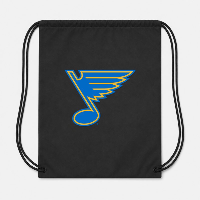 St. Louis Blues Drawstring Bag - Black