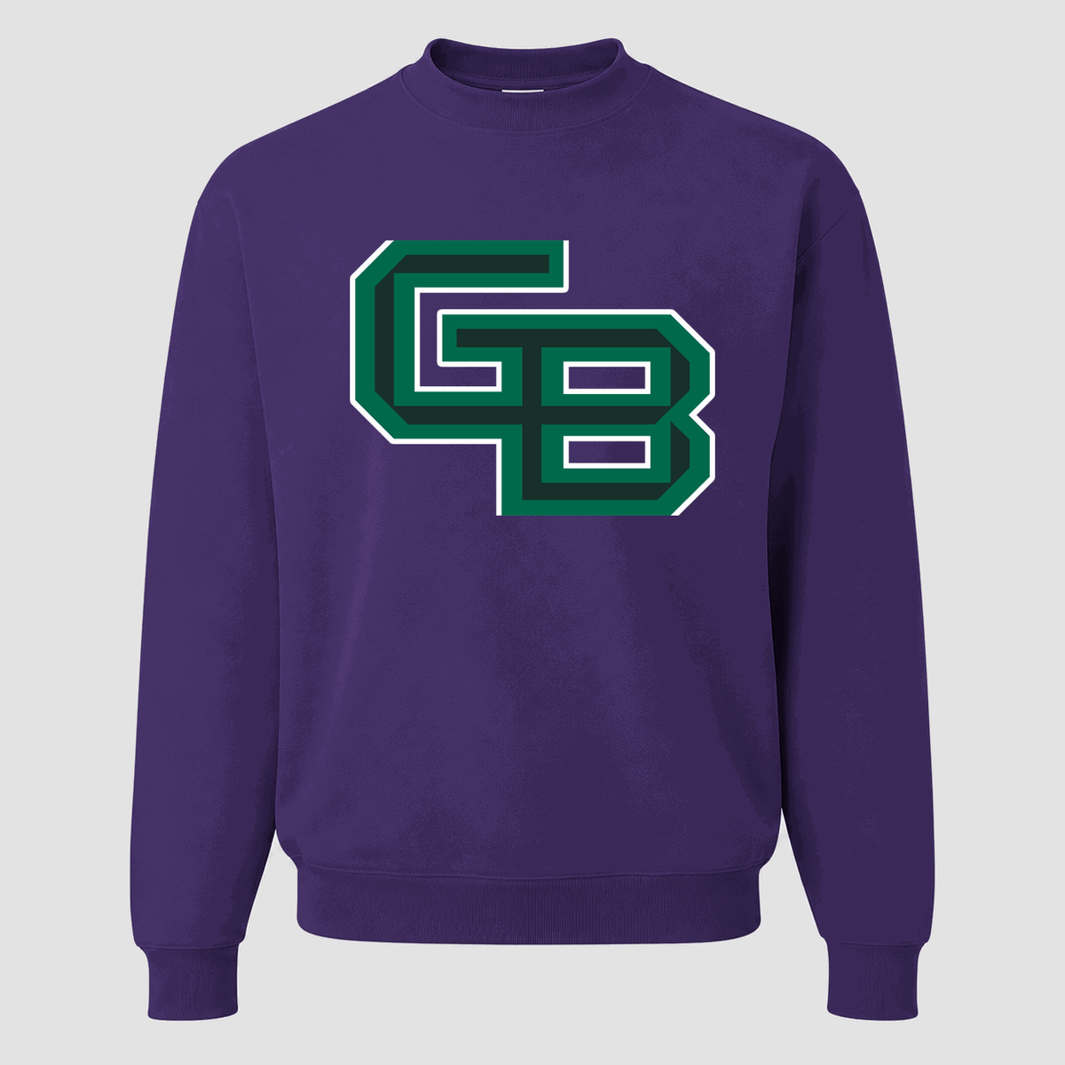 Men's Wisconsin Green Bay Phoenix Crewneck Sweatshirt - Purple