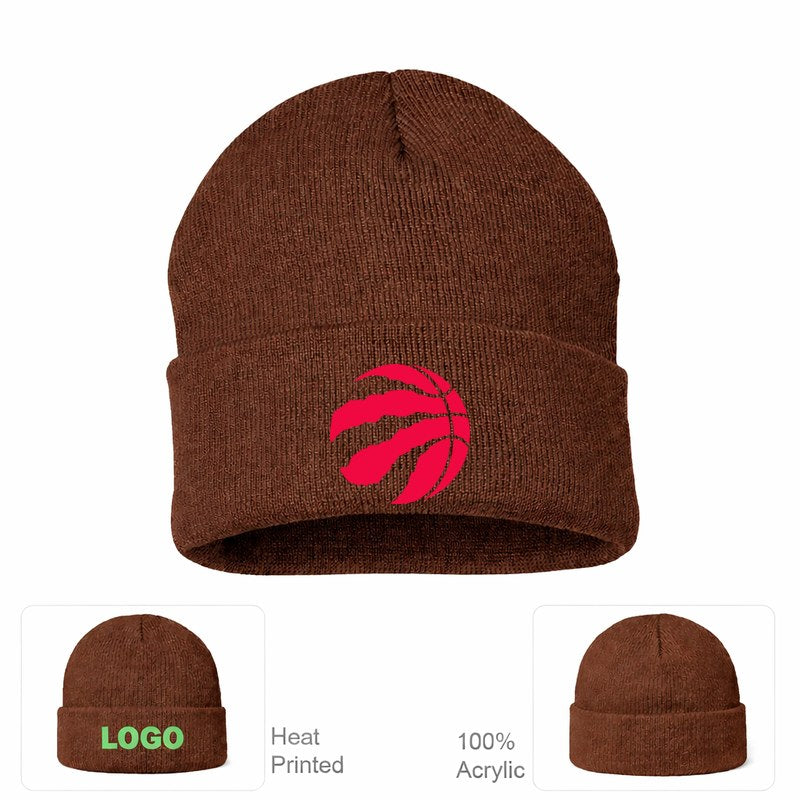 Toronto Raptors Brown Beanie Hat