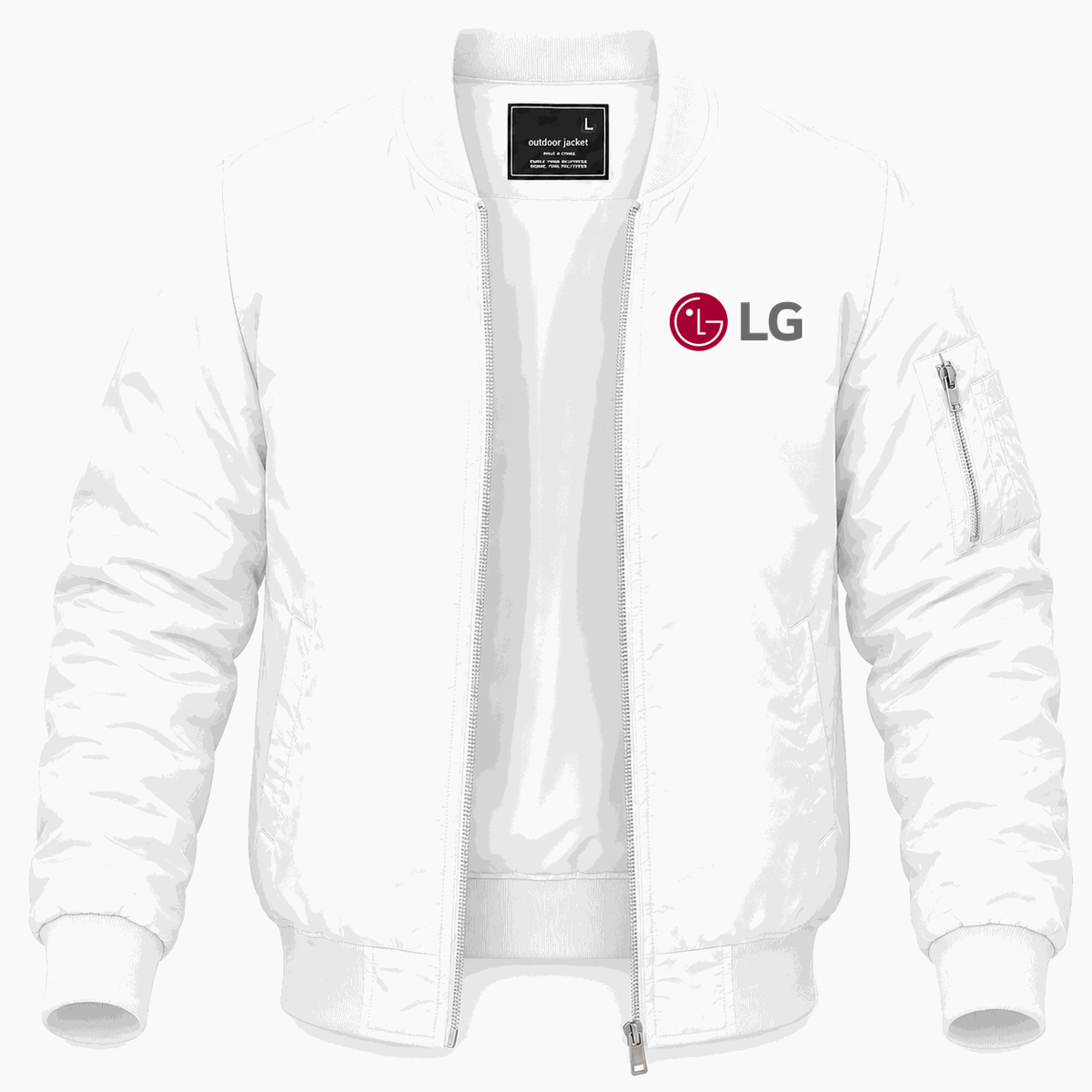 Men's LG Lightweight Bomber Jacket - White
