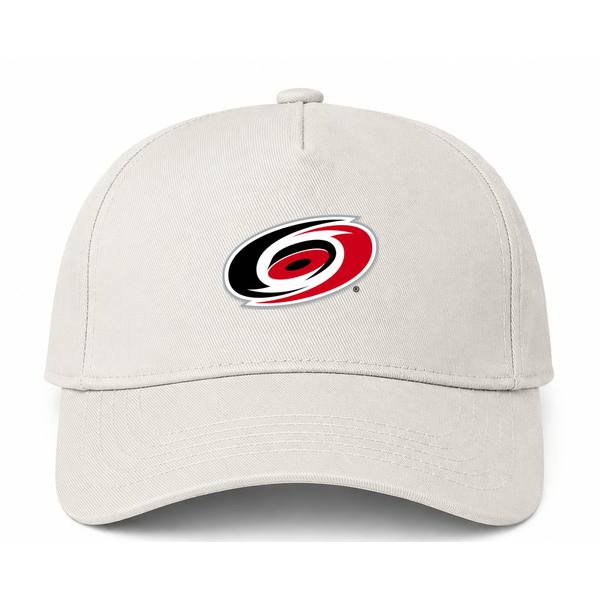 Carolina Hurricanes NHL Logo Beige Dad Baseball Cap Hat