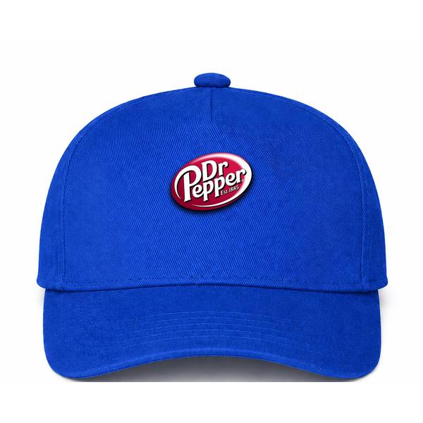 Dr Pepper Logo Blue Dad Baseball Cap Hat