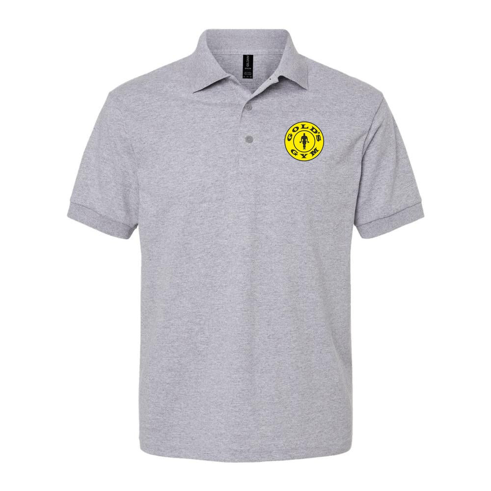 Men's Gold's Gym Dry Blend Polo - Gray
