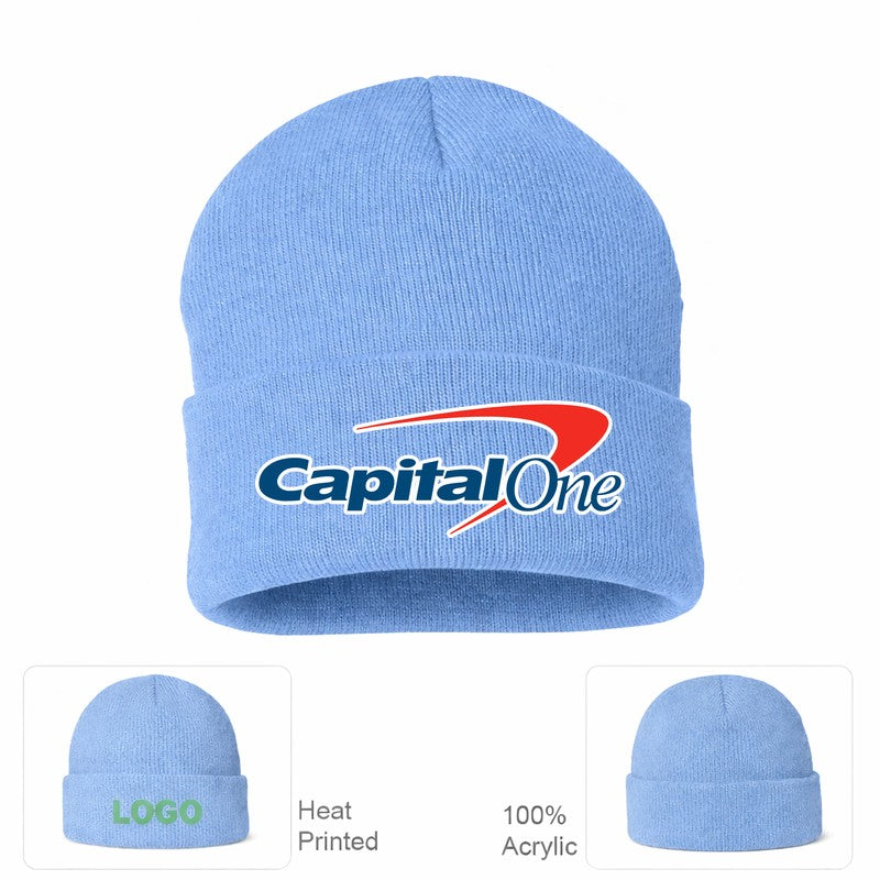 Capital One Sky Blue Beanie Hat