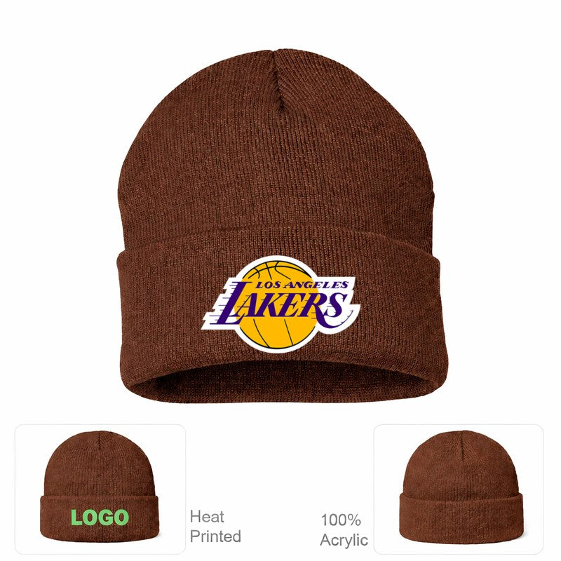 NBA Los Angeles Lakers Beanie Hat - Brown