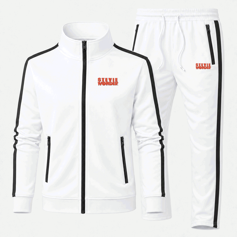 Stevie Wonder tracksuit in White