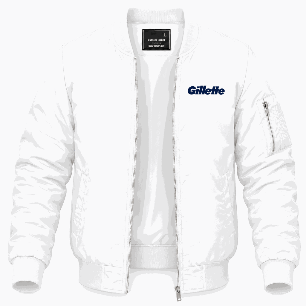 Men's Gillette Lightweight Bomber Jacket - White