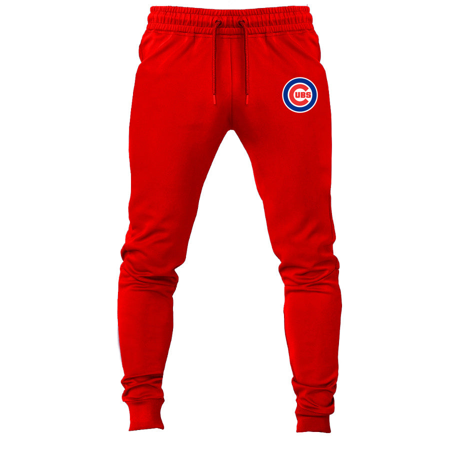 Chicago Cubs joggers sweatpants - Red