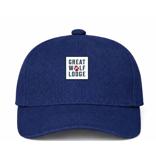 Great Wolf Lodge Logo Navy Dad Baseball Cap Hat