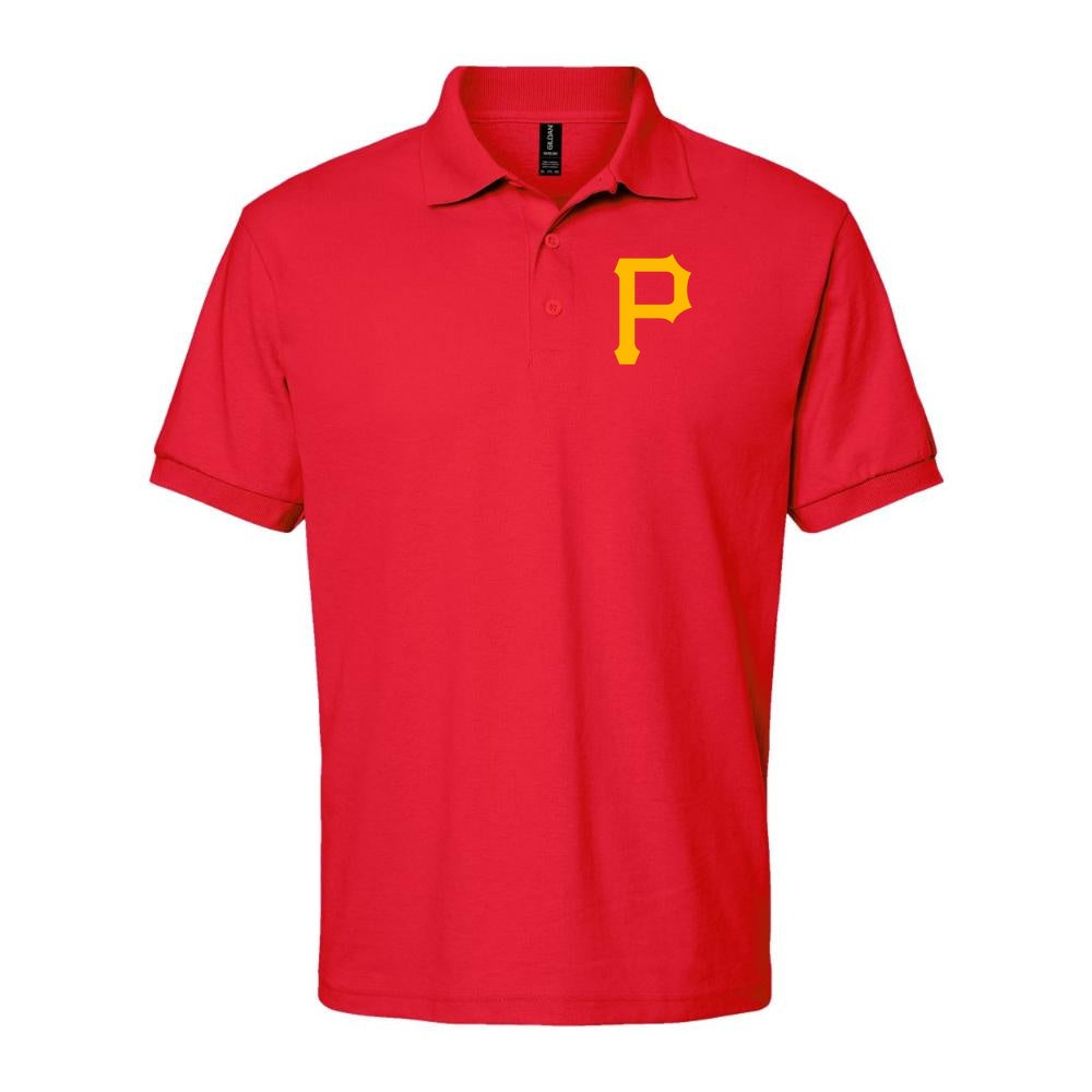 Men's Pittsburgh Pirates Dry Blend Polo - Red
