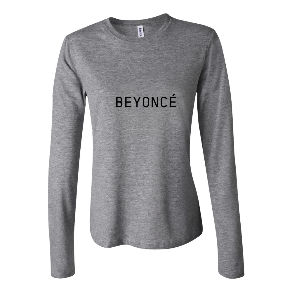 Women's Beyonce Long Sleeve T-Shirt - Gray