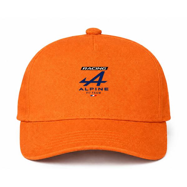 Alpine F1 Team Orange Dad Baseball Cap Hat