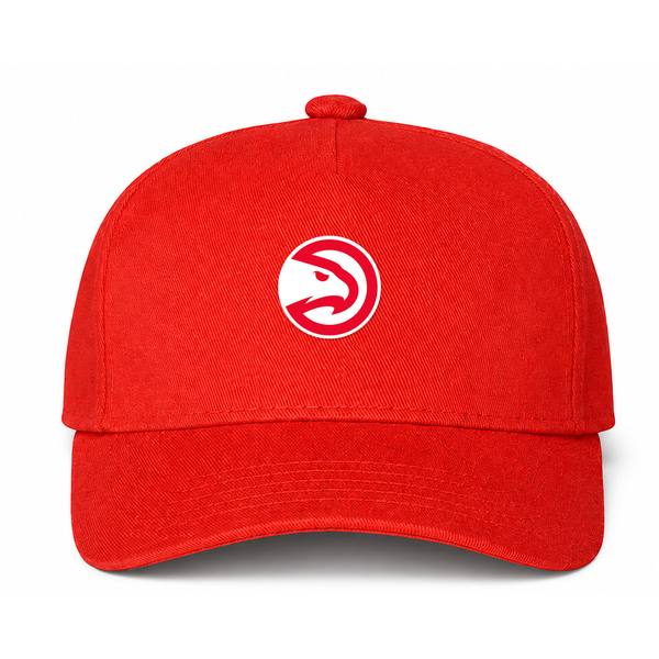 Atlanta Hawks NBA Logo Red Dad Baseball Cap Hat