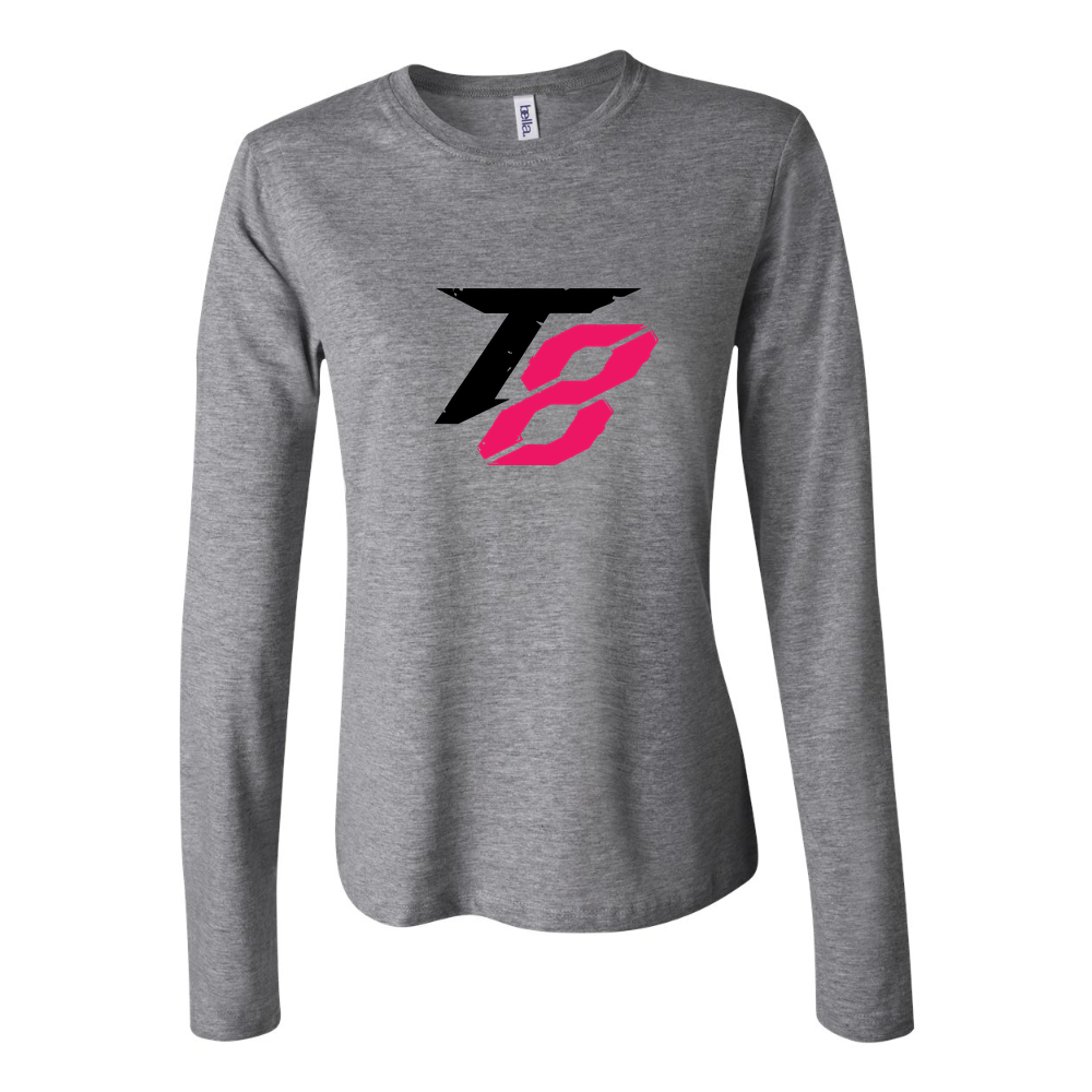 Women's Tekken 8 Black Long Sleeve T-Shirt - Gray