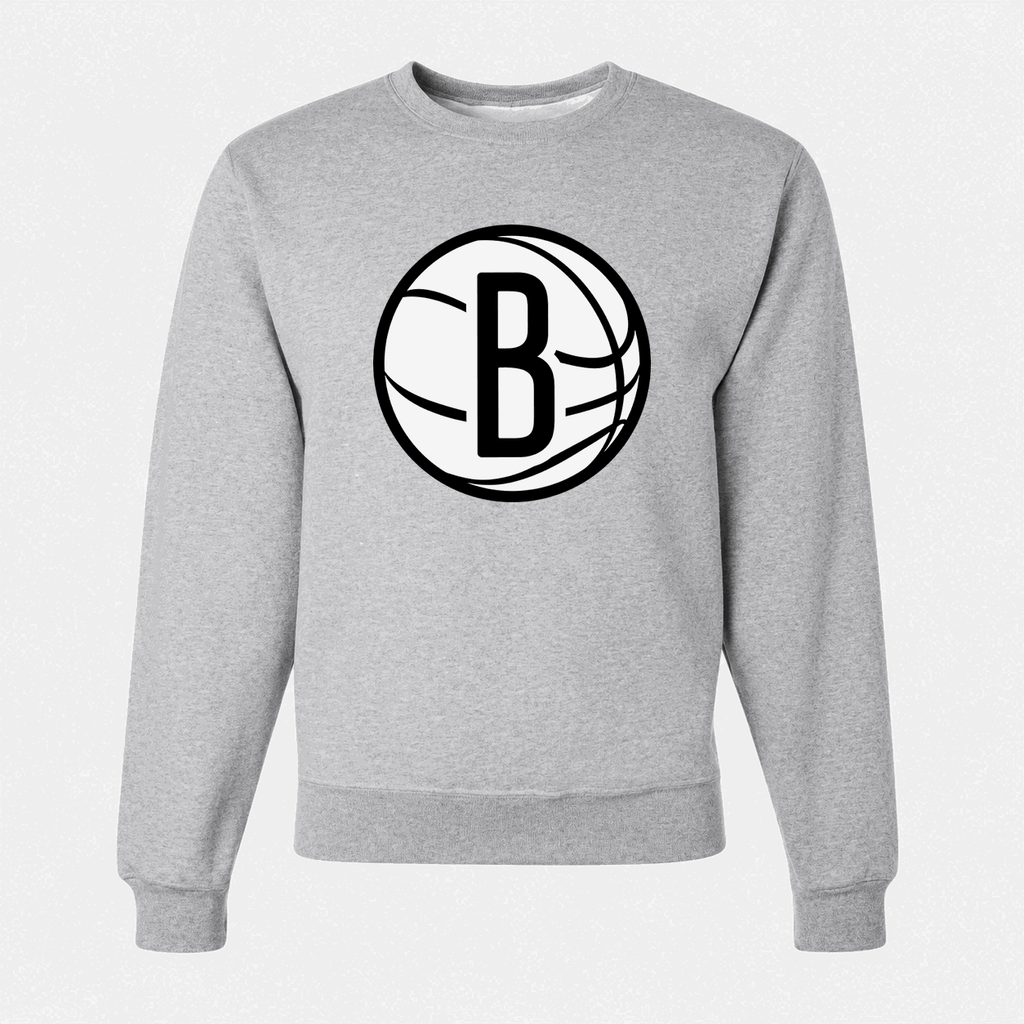 Men's Brooklyn Nets Crewneck Sweatshirt - Gray