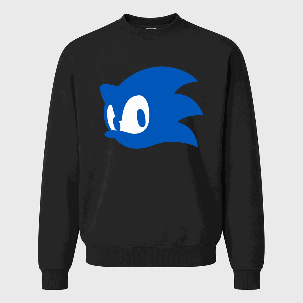 Men's Sonic Crewneck Sweatshirt - Black