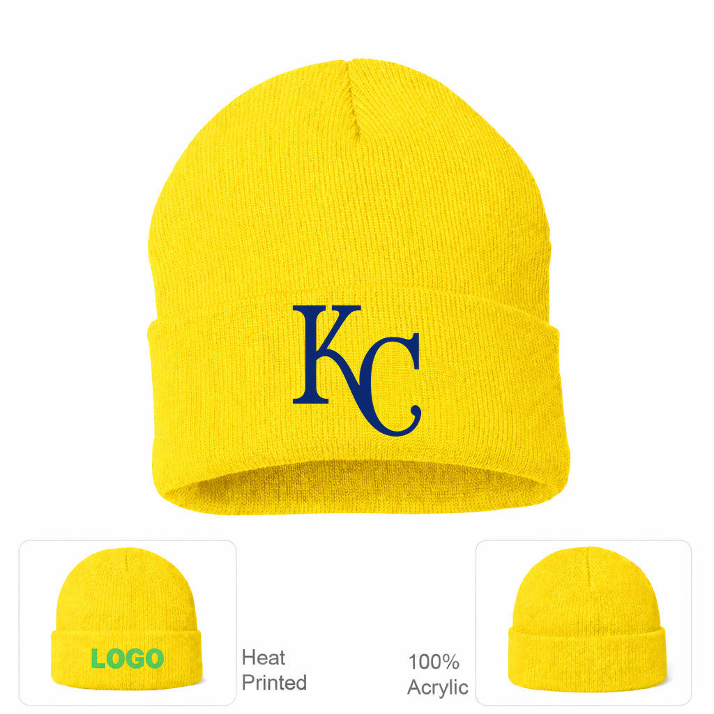 MLB Kansas City Royals Beanie Hat - Yellow
