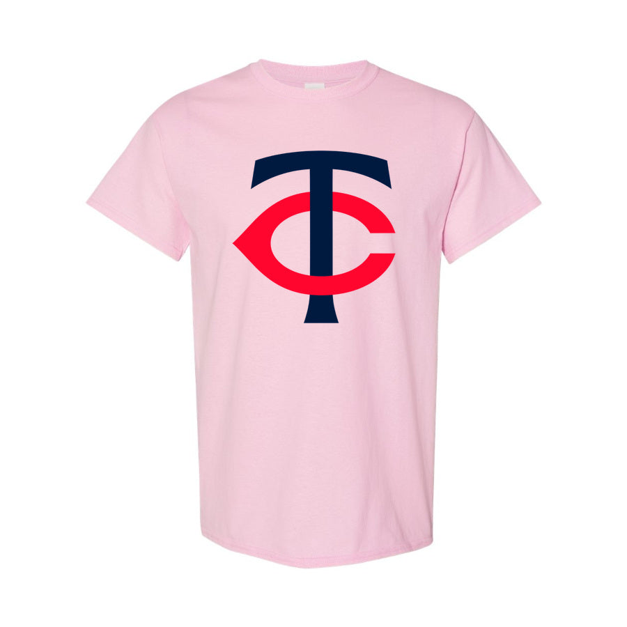 Youth's Minnesota Twins Cotton T-Shirt - Pink