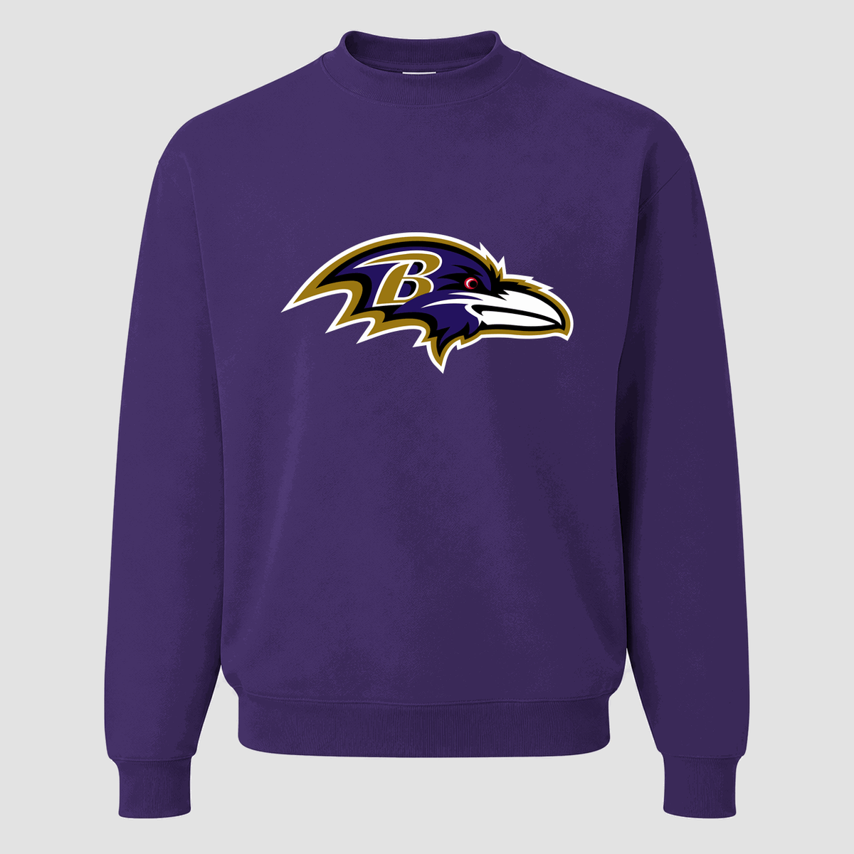 Men's Baltimore Ravens Crewneck Sweatshirt - Purple