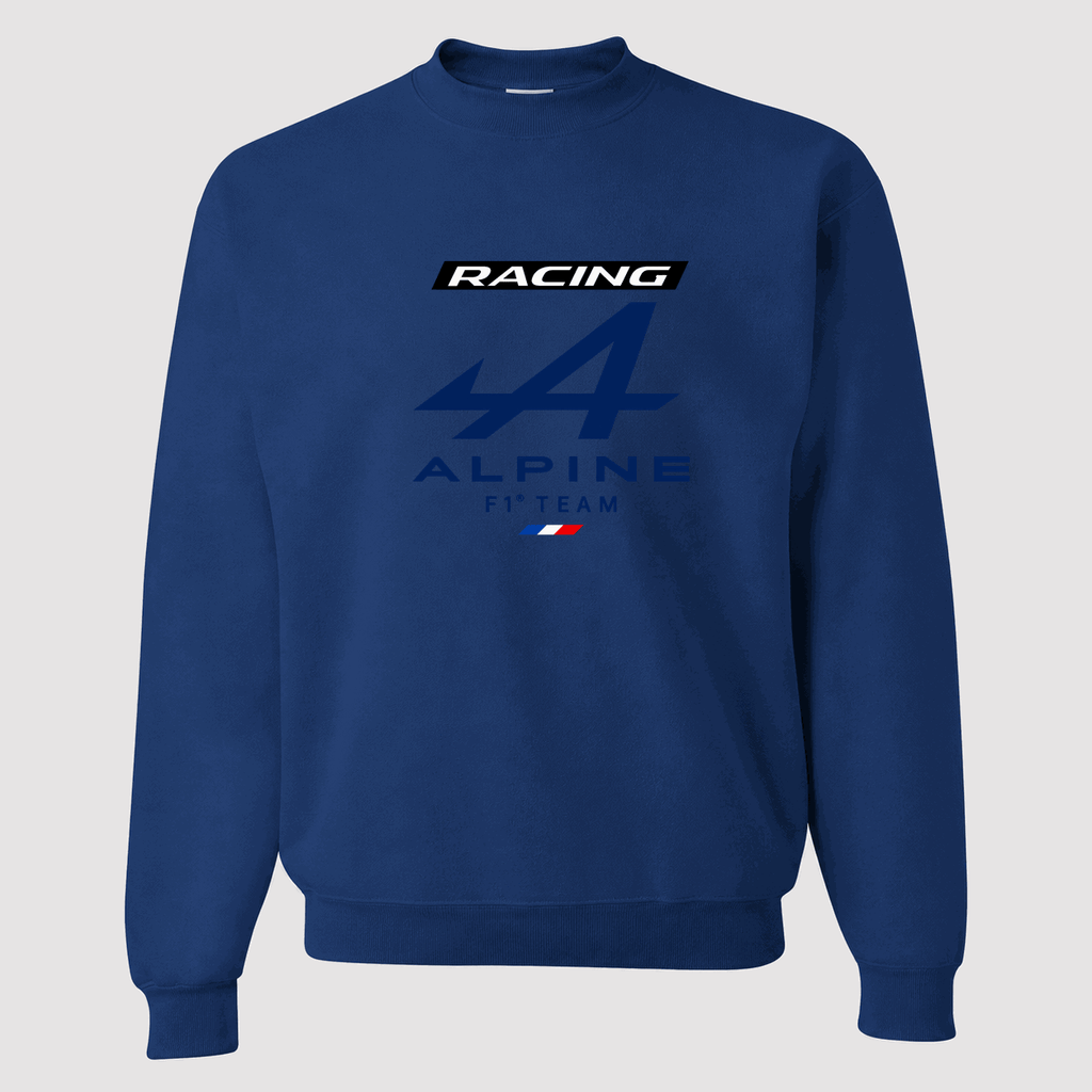Men's Alpine F1 Team Crewneck Sweatshirt - Blue