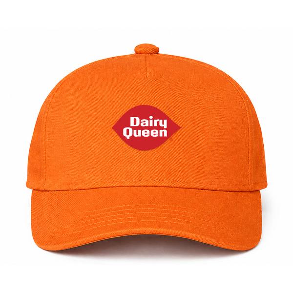 Dairy Queen Logo Orange Dad Baseball Cap Hat