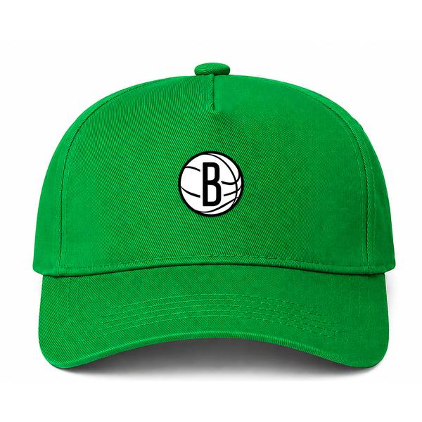 Brooklyn Nets NBA Logo Green Dad Baseball Cap Hat
