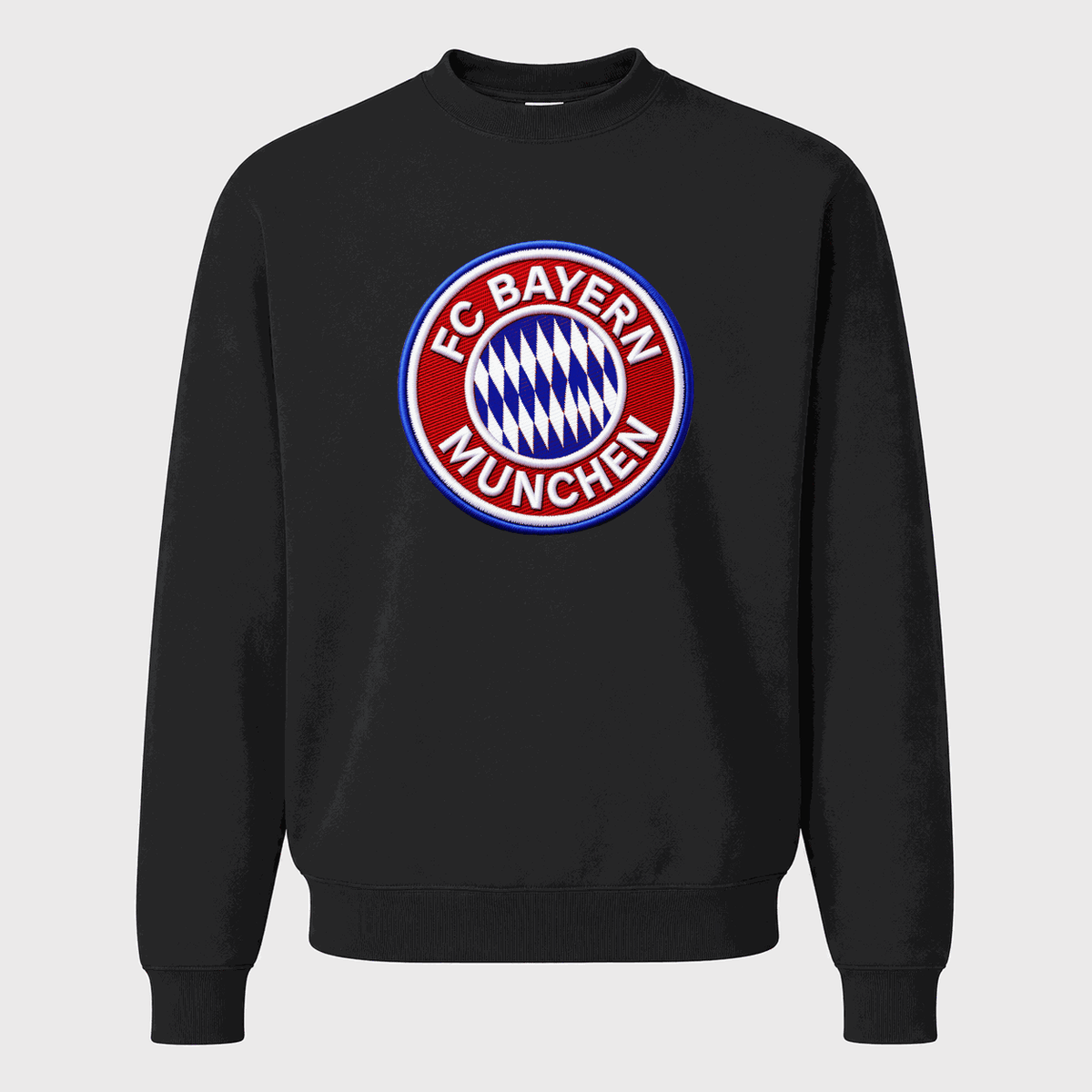 Men's FC Bayern Munich Soccer Crewneck Sweatshirt - Black